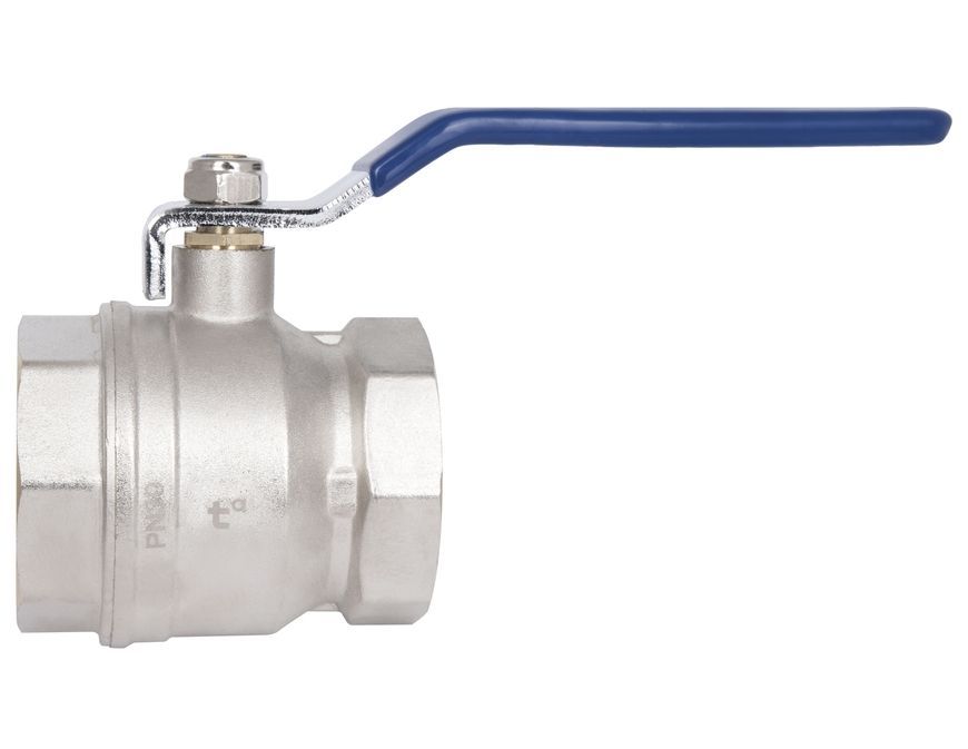 Кран шаровой прямой Thermo Alliance Base 2" 1/2 ВР для воды (рычаг) PN30 латунь SD600W63 - SD600W63