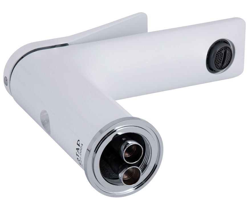 Смеситель для раковины Qtap Presto Chrome/White QTPRE270CRW45576 - QTPRE270CRW45576