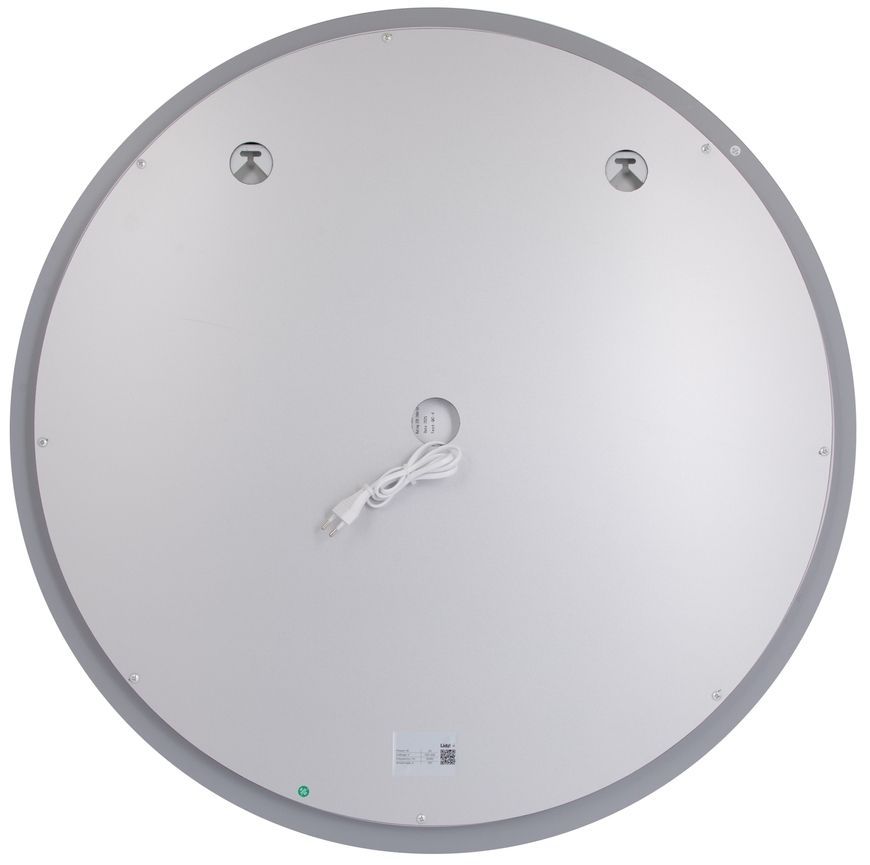 Дзеркало Lidz Astra AS1 R800 мм, кругле, з LED-підсвічуванням Touch, антизапотіванням, димером, рег. яскравості LDASR80049290