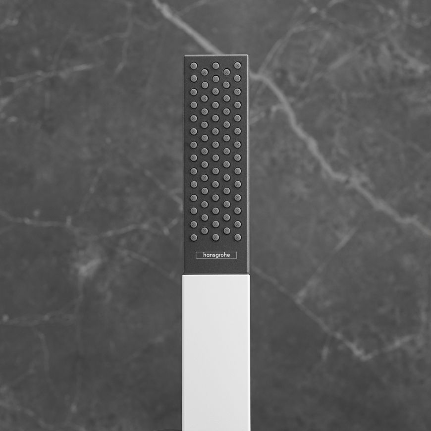 Ручной душ HANSGROHE Rainfinity Baton 100 1jet Matt White 26866700 белый матовый - 26866700