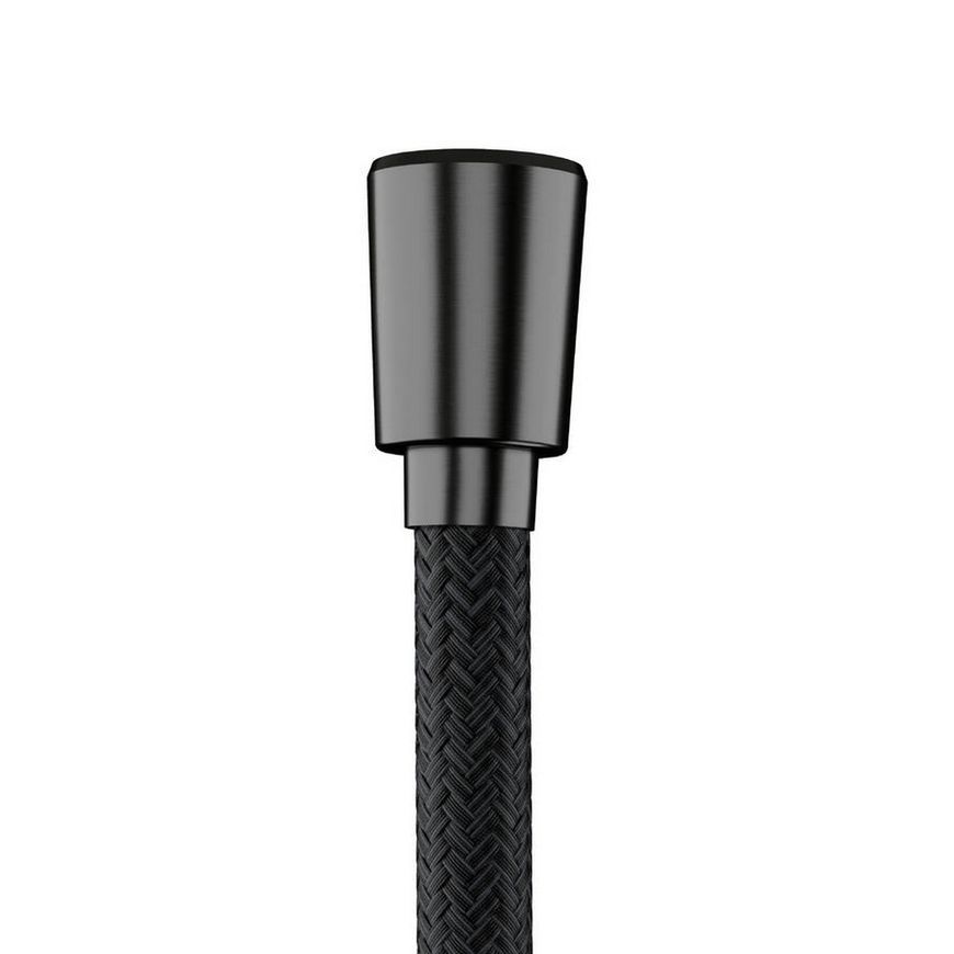 Текстильний шланг для душу HANSGROHE Designflex 160 см Brushed Black Chrome 28260340 чорний хром - 28260340