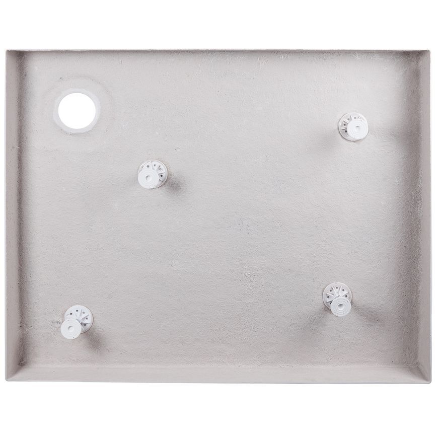 Душовий піддон QTAP Tern 301812C 100x80x12 см + сифон TERN301812C