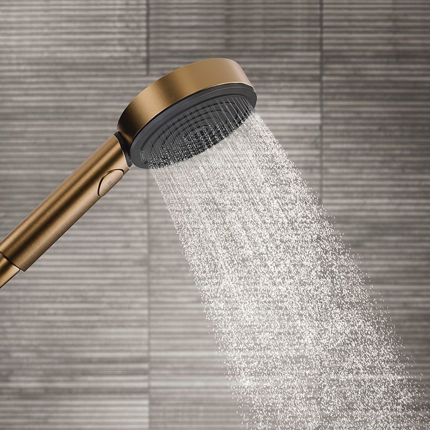 Душова система HANSGROHE Pulsify S Showerpipe 260 2jet EcoSmart з термостатом Brushed Bronze 24241140 бронза - 24241140
