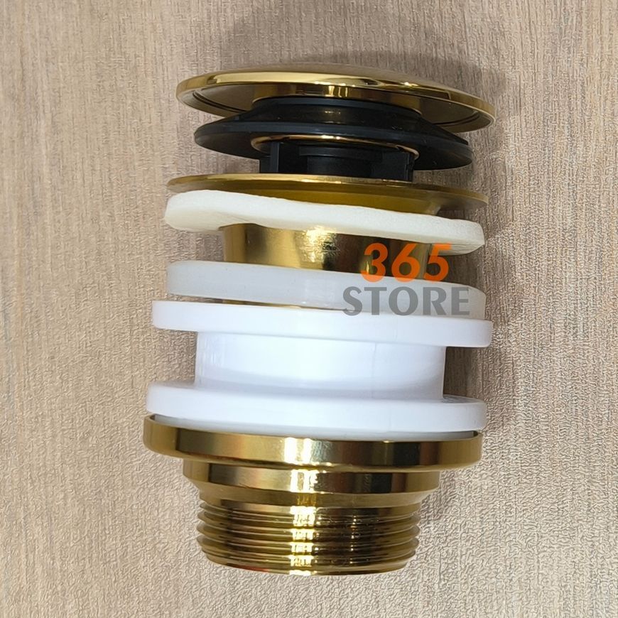 Донний клапан McALPINE CWP60-CB-GP-PVD Cliсk-Claсk для раковини 1 1/4" золото - CWP60-CB-GP-PVD