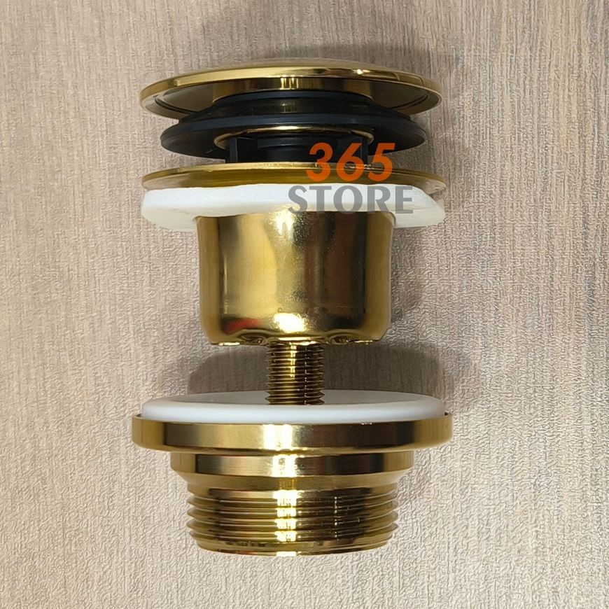 Донний клапан McALPINE CWP60-CB-GP-PVD Cliсk-Claсk для раковини 1 1/4" золото - CWP60-CB-GP-PVD