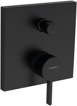 Змішувач для ванни та душу HANSGROHE Finoris прихованого монтажу Matt Black 76415670 чорний матовий - 76415670