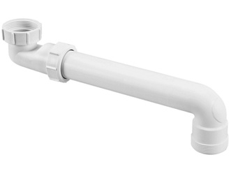 Удлинитель McALPINE 320 мм для сифона 1 1/2”х1 1/2″ с гайкой HC13-LI