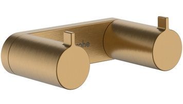 Гачок подвійний для рушників HANSGROHE AddStoris S Brushed Bronze 41785140 бронза
