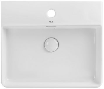 Раковина QTAP Nando LT 495х440х130 White з донним клапаном QT12112173SW - QT12112173SW