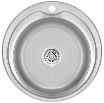 Кухонная мойка Lidz 510-D Micro Decor 0,8 мм LIDZ510MDEC08 - LIDZ510MDEC08