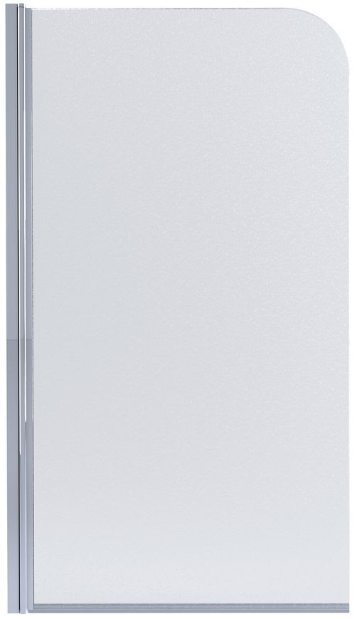 Шторка стеклянная (перегородка) для ванны LIDZ BRAMA 80x140L, стекло Frost 6 мм, распашная, левая - LBSS80140LCRMFR