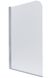 Шторка скляна (перегородка) для ванни LIDZ BRAMA 80x140L, скло Frost 6 мм, розпашна, ліва - LBSS80140LCRMFR - 1
