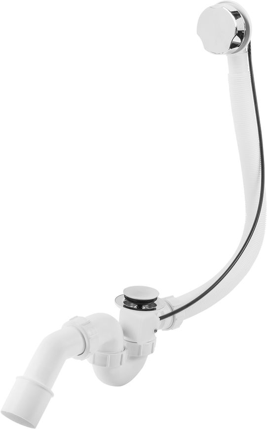 Сифон McALPINE полуавтоматический для ванны, HC31S1 (хромированный) - HC31S1