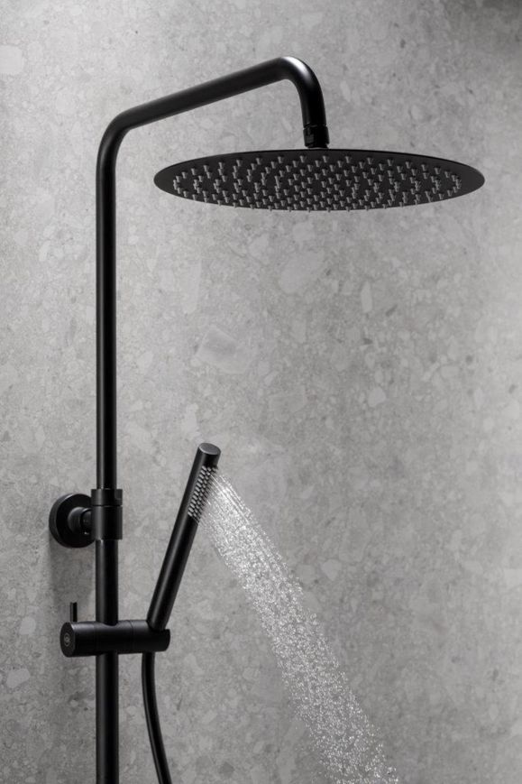 Душова система KFA ARMATURA MOZA BLACK з термостатичним змішувачем 5736-920-81 - 5736-920-81