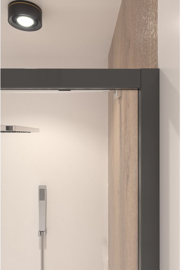 Душова кабіна QTAP SCORPIO BLA10995-AC6, п'ятикут., 90x90, скло 6 мм Clear, розпаш., без піддона - SCOBLA10995AC6