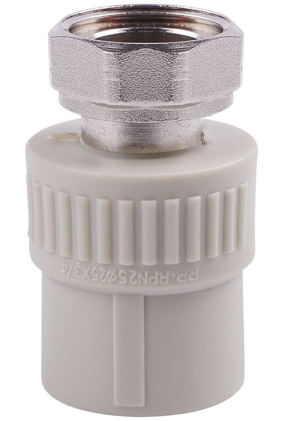 Муфта PPR ALFA PLAST с накидной гайкой 25х3/4" ВР - APTUWC2534X