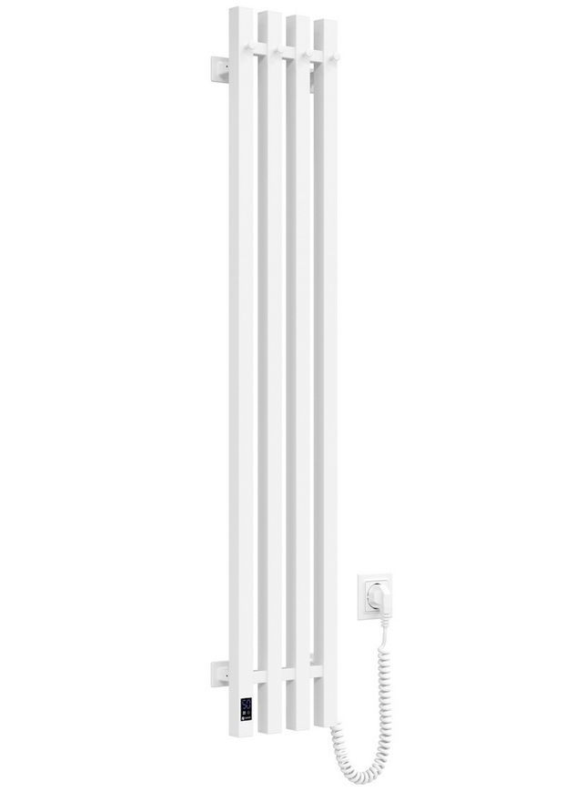 Полотенцесушитель электрический NAVIN Levante 210х1200 Sensor правый 12-857053-2112 белый бархат - 12-857053-2112