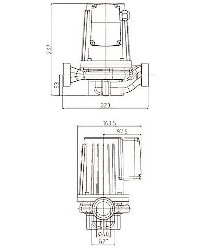 Насос циркуляционный TAIFU GRS 32/12-M 0,37 кВт - TAIFUGRS3212M