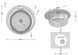 Кухонная мойка Lidz 510-D Micro Decor 0,8 мм LIDZ510MDEC08 - LIDZ510MDEC08 - 2
