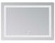 Зеркало Lidz Kubis KU2 1000х800 мм с LED-подсветкой Touch, с антизапотеванием, с диммером, рег. яркости LD78LF6141008048450
