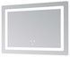 Зеркало Lidz Kubis KU2 1000х800 мм с LED-подсветкой Touch, с антизапотеванием, с диммером, рег. яркости LD78LF6141008048450
