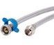 Шланг для підключення води Thermo Alliance Standart 200 см 1/2"x1/2" ВЗ нерж. обплетення в силіконі TAS390W200
