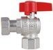 Кран шаровой угловой с накидной гайкой Thermo Alliance Standart 3/4" ВР латунь PN40 TAS223W20