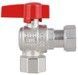 Кран шаровой угловой с накидной гайкой Thermo Alliance Standart 3/4" ВР латунь PN40 TAS223W20