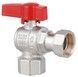 Кран шаровой угловой с накидной гайкой Thermo Alliance Standart 3/4" ВР латунь PN40 TAS223W20