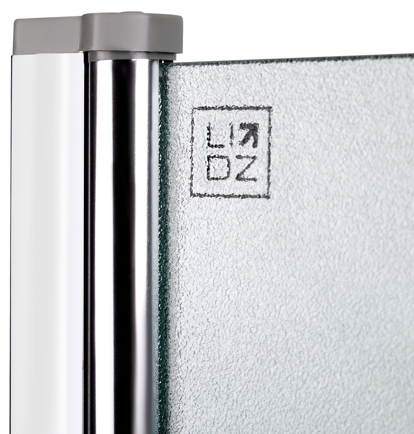 Шторка стеклянная (перегородка) для ванны LIDZ BRAMA 80x140L, стекло Frost 6 мм, распашная, левая - LBSS80140LCRMFR