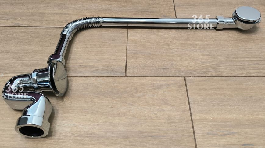 Сифон McALPINE декоративний зовнішній для ванни хром BRASSTRAP-50-CB "клік-клак" - BRASSTRAP-50-CB