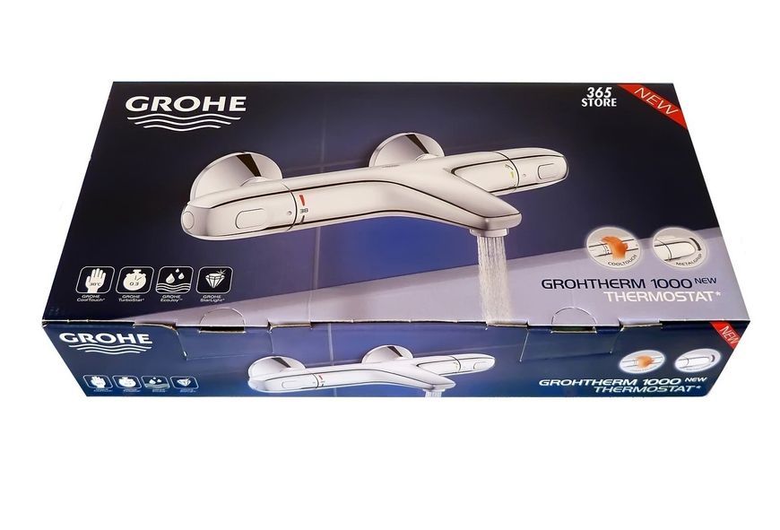 Смеситель для ванны термостатический GROHE Grohtherm 1000 34155003 - 34155003