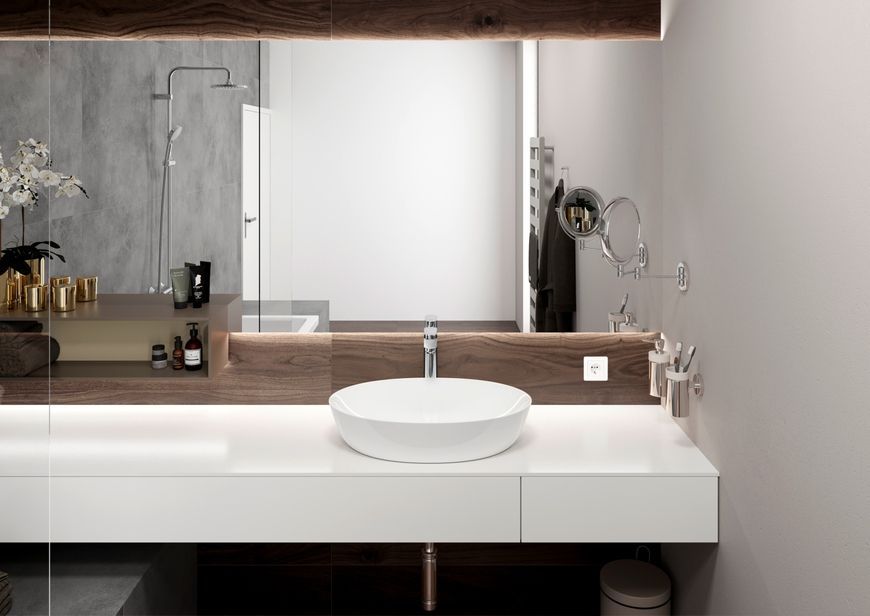 Смеситель для раковины HANSGROHE Vernis Blend 190 хром 71552000 с донным клапаном - 71552000