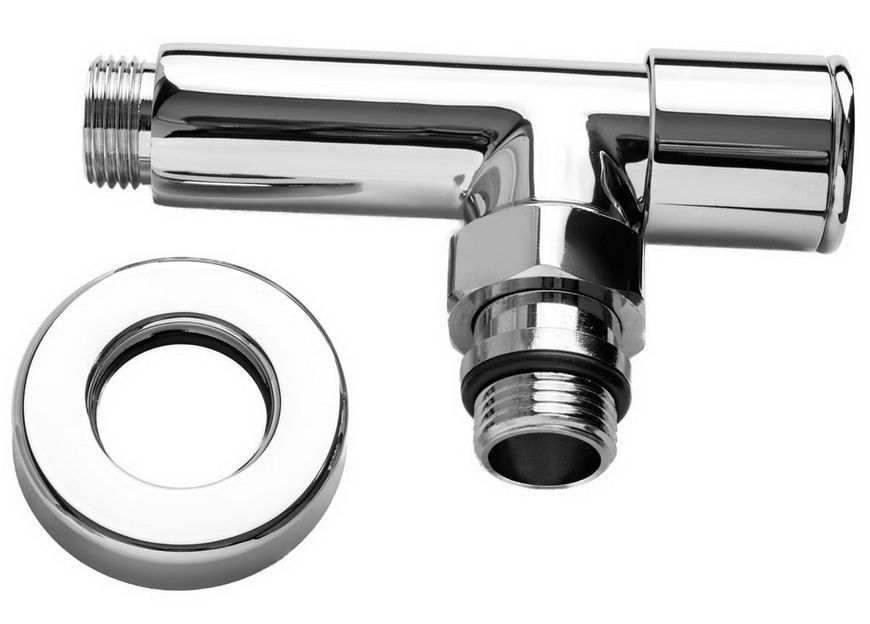 Кран для полотенцесушителя угловой NAVIN 1/2"х1/2" удлиненный, 2 шт. (21-030430-5101) - 21-030430-5101