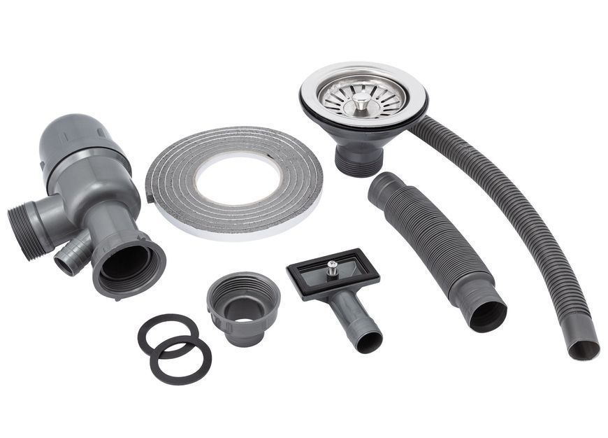 Мийка для кухні накладна Brinex 6050-R Satin 0,6 мм BRIN6050RSAT06 - BRIN6050RSAT06