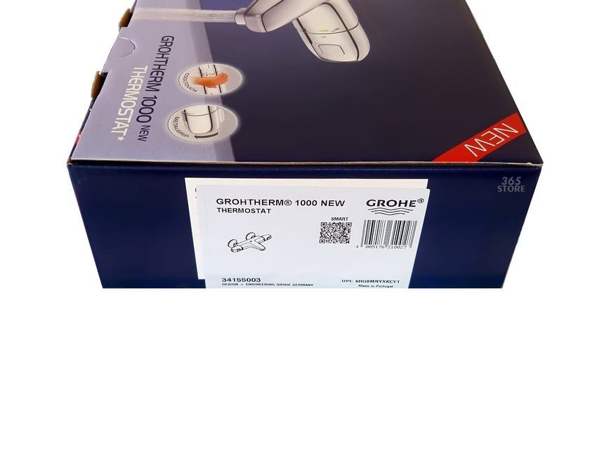 Смеситель для ванны термостатический GROHE Grohtherm 1000 34155003 - 34155003
