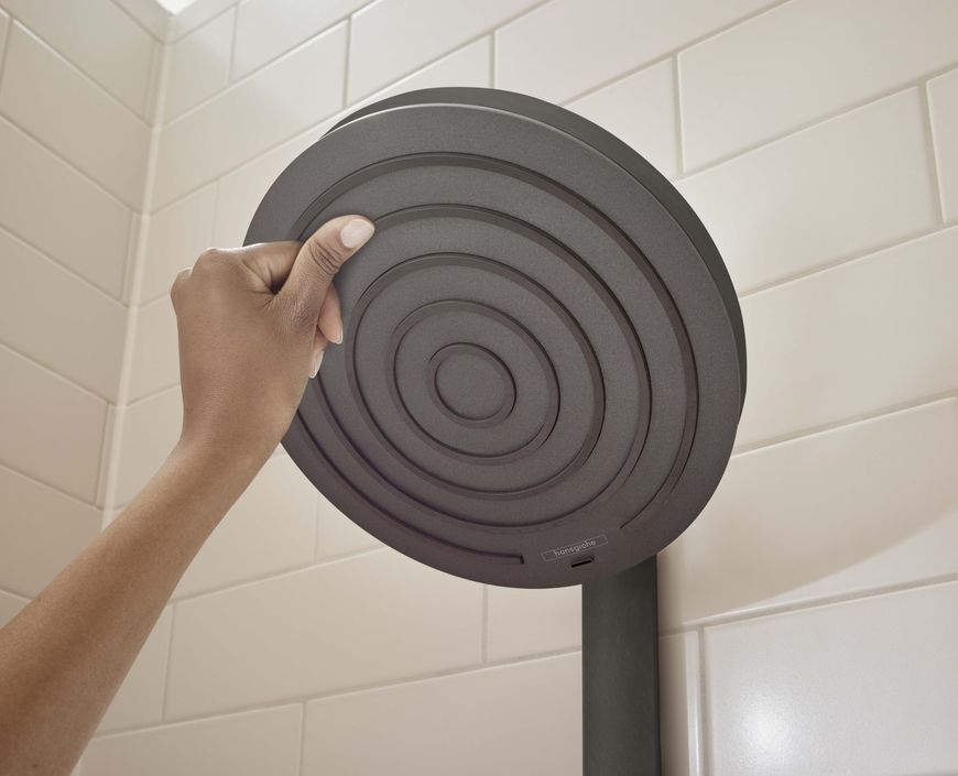 Душова система HANSGROHE Pulsify S Showerpipe 260 2jet EcoSmart з термостатом Matt Black 24241670 чорна матова - 24241670