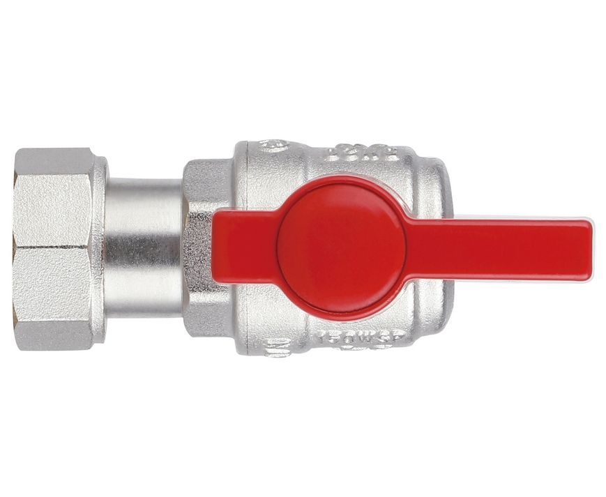 Кран шаровой угловой с накидной гайкой Thermo Alliance Standart 3/4" ВР латунь PN40 TAS223W20