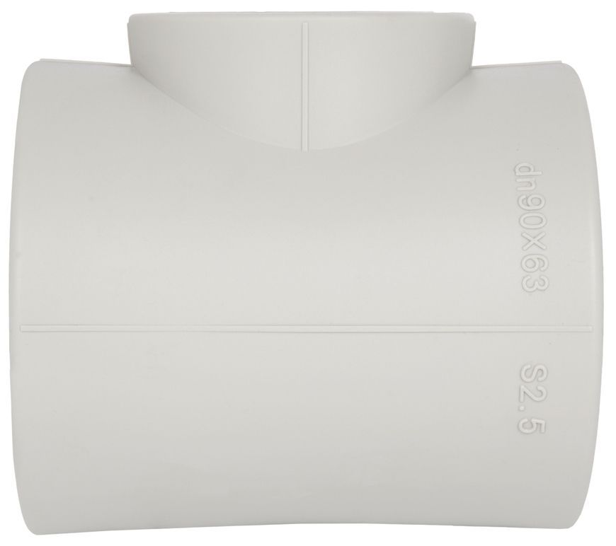 Трійник поліпропіленовий PPR Blue Ocean 90х63х90 редукційний BORTXX9063XXX - BORTXX9063XXX