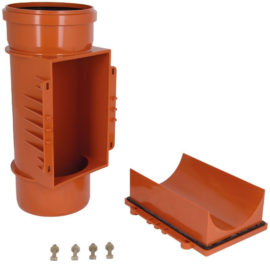 Ревізія з прямокутним люком каналізаційна Ostendorf-OSMA KG System d200 мм SD00058099