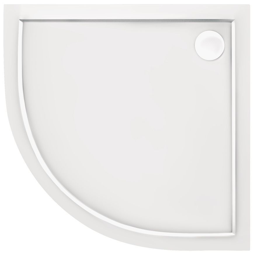 Душовий піддон QTAP Robin 301112 100x100x12 см + сифон ROBIN301112