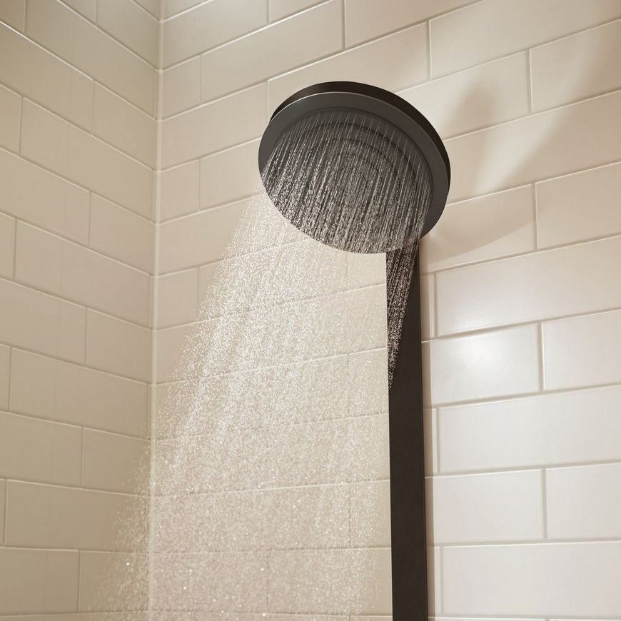 Душова система HANSGROHE Pulsify S Showerpipe 260 2jet EcoSmart з термостатом Matt Black 24241670 чорна матова - 24241670