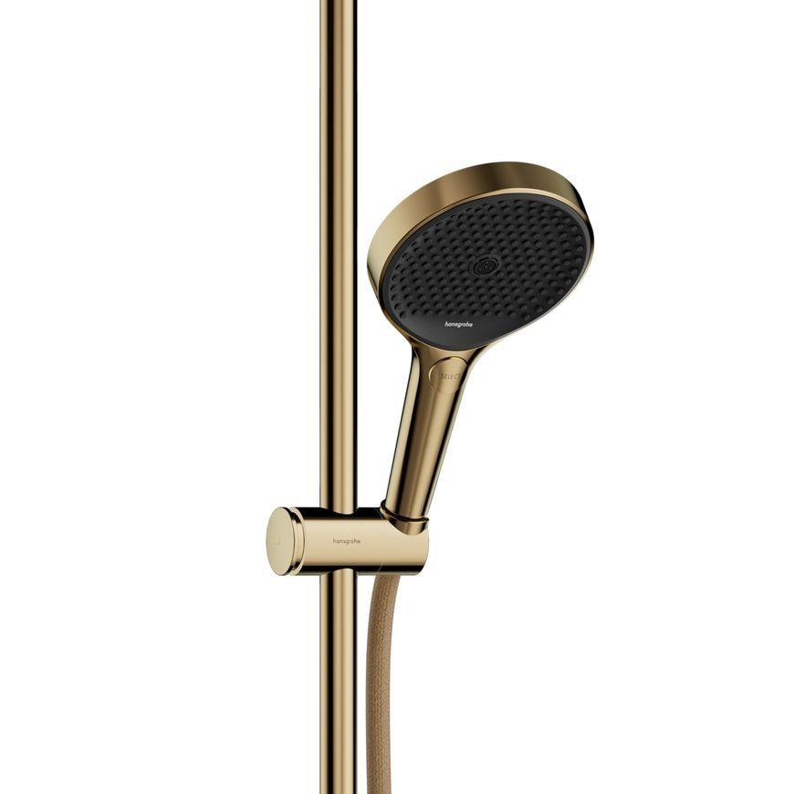 Душевый набор HANSGROHE Rainfinity 130 3jet Puro S 90 см шланг Designflex 160 см Polished Gold Optic 28743990 золото - 28743990