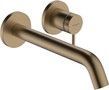 Змішувач для раковини прихованого монтажу HANSGROHE Tecturis S 22,5 см EcoSmart+ Brushed Bronze 73351140 бронза з д/к