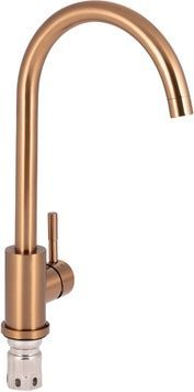 Змішувач для кухні QTAP D007FBR PVD (k35), bronze - QTD007FBRPVD