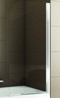 Шторка стеклянная для ванны KFA ARMATURA MODERN 1 170-06954P универсальная, профиль хром матовый - 170-06954P