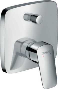 Змішувач для ванни та душу HANSGROHE Logis прихованого монтажу 71405000 хром - 71405000