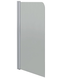 Шторка скляна (перегородка) для ванни LIDZ BRAMA 80x140L, скло прозоре 6 мм, розпашна, ліва