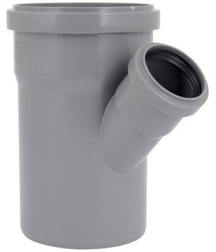 Тройник канализационный Ostendorf-OSMA HT-System PLUS d110/50/110&times;45&deg; SD00057161