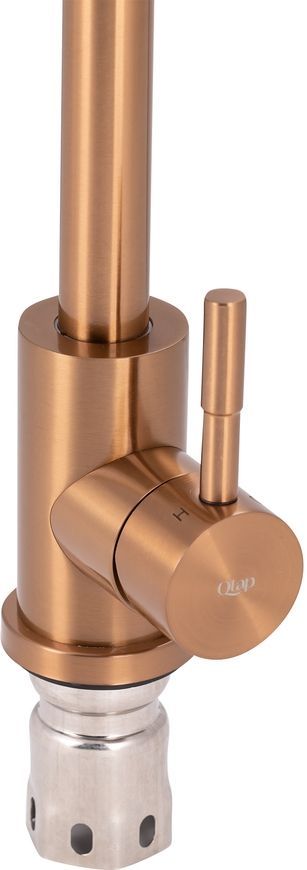 Змішувач для кухні QTAP D007FBR PVD (k35), bronze - QTD007FBRPVD